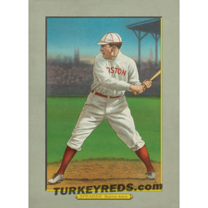 Tris Speaker - Boston Red Sox Turkey Reds Cabinet Card file