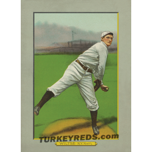 "Hooks" Wiltse - New York Giants Turkey Reds Cabinet Card file