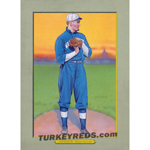 Walter Johnson - Turkey Reds Cabinet Card